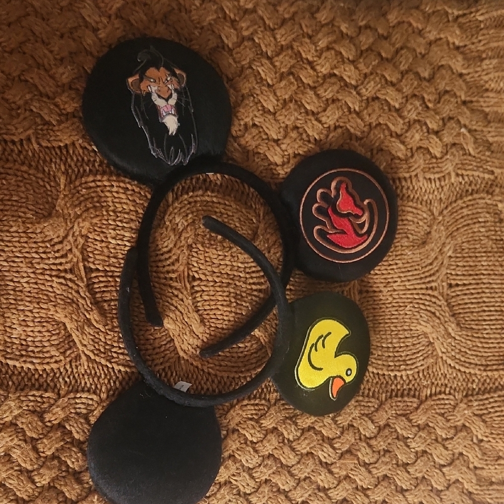 Disney Black and Yellow Character Headband
